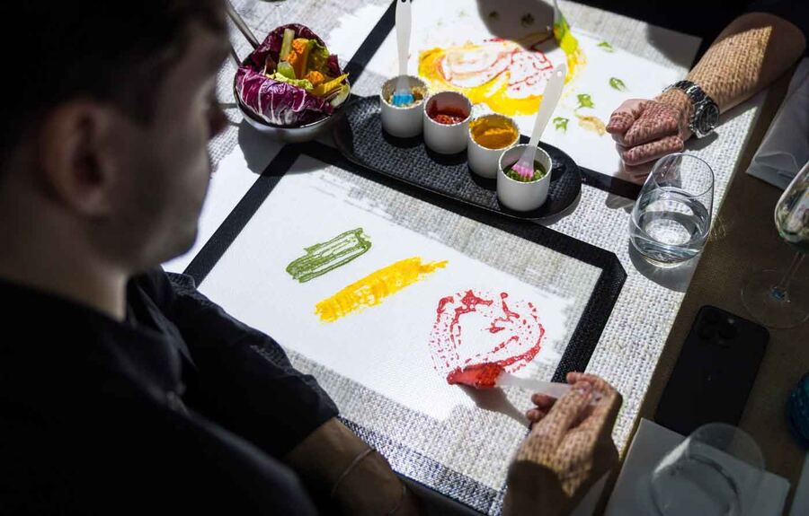 Immersives Dinner-Erlebnis bei 7 Paintings
